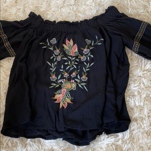 American eagle off the shoulder top